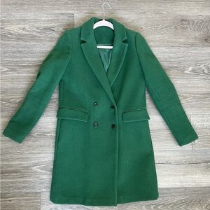 Zara Classic Green Pea Coat